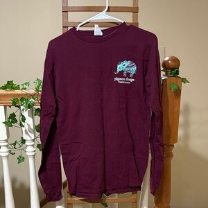 Maroon Long Sleeve Tee